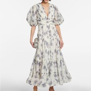 Zimmermann Keira Floral Midi Dress